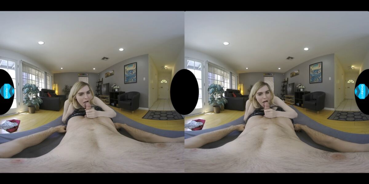 [3,28 Go] [GroobyVR.com] Ella Hollywood / Starlet Student (04 avril 2019) [2019 g., Shemale, Hardcore, Anal, Bareback, POV, Pierced Nipples, Virtual Reality, VR, 4K, 3D, 1920p, SiteRip]