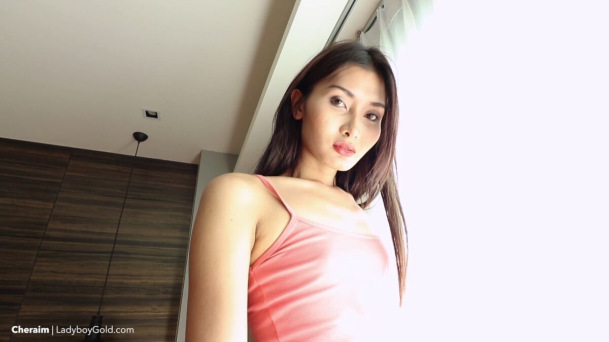 [941 MB] [LadyboyGold.com] Cheraim / Peach 2 Piece Creampie (17 Sep 2019) [2019 g., Asian, Ladyboy, Shemale, Hardcore, Anal, POV, Bareback, 1080p, SiteRip]