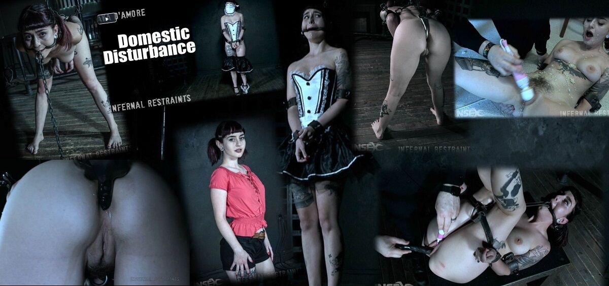 [3,71 Go] [InfernalRestraints.com] Ava D'Amore - Domestic Disturbance (02.08.2019 g) [2019 g, BDSM, Bondage, Jeu anal, Doigté anal, Crochet anal, Vibrateur, Pinces à tétons, Zapper, Gode, Jeu électrique 