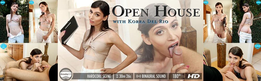 [8.57 GB] [GroobyVR.com] Korra Del Rio (Open House) [2018, Blonde, Hardcore, Cowgirl, Blowjob, Anal, Bareback, Shemale, Virtual Reality, Oculus, 4K, VR, 1920p]