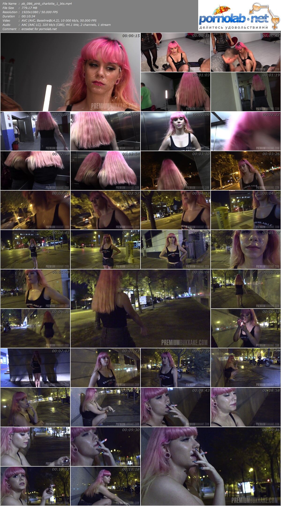 [23,98 GB] [PremiumBukkake.com] Pink Charlotte (Premium Bukkake 86