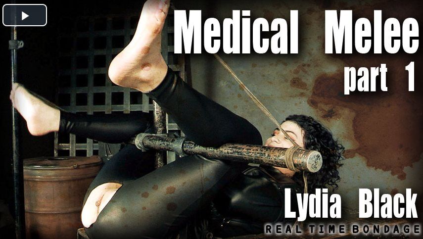 [8,54 GB] [RealTimeBondage.com] Lydia Black (Medical Melee Parte 1-3) [2019 g., BDSM, Humilhação, Tortura, Chicotadas, 720p]