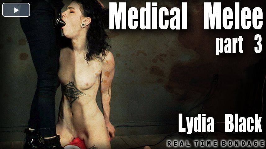 [8,54 GB] [RealTimeBondage.com] Lydia Black (Medical Melee Parte 1-3) [2019 g., BDSM, Humilhação, Tortura, Chicotadas, 720p]