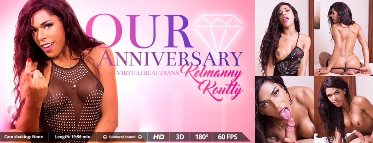 [1,17 GB] [VirtualRealTrans.com] Kelmanny Koutty - Nuestro aniversario [2017, duro, vaquera, mamada, anal, sin condón, transexual, realidad virtual, realidad virtual móvil, 960p]