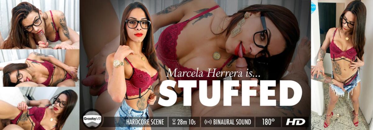 [3 GB] [GroobyVR.com] Marcela Herrera - ぬいぐるみ [2018、ハードコア、騎乗位、フェラ、アナル、生ハメ、シーメール、バーチャル リアリティ、モバイル VR、960p]