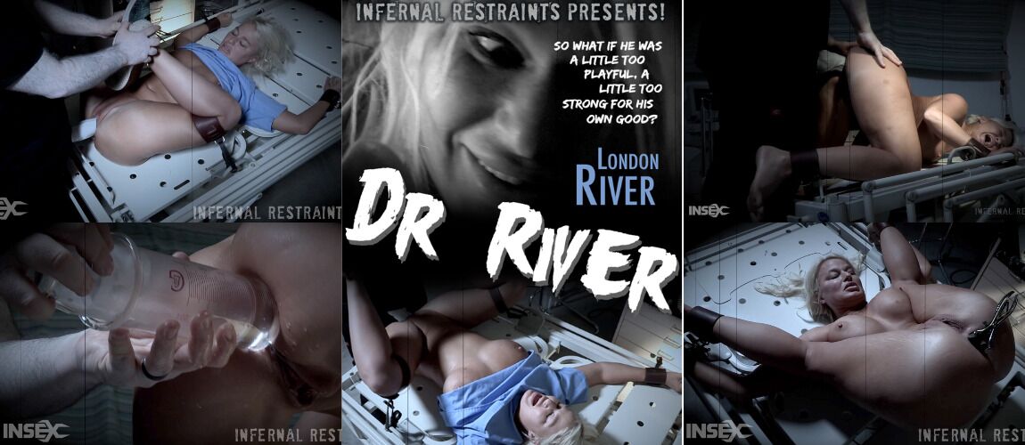 [2.57 ГБ] [InfernalRestraints.com] London River - Dr. River (23.08.2019 г) [2019 г, БДСМ, Бондаж, Страпон, Анал, Дилдо, Пальцами, Клизма, Пытки, Зеркало, Боль, Анальные игры, 