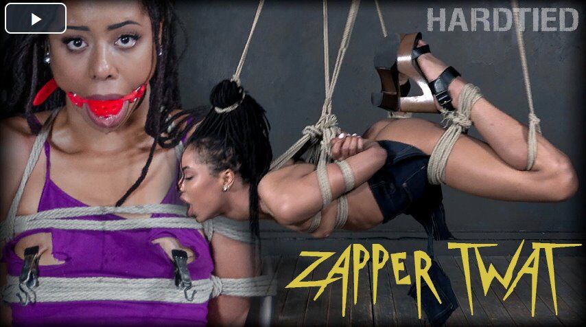 [1.88 GB] [Hardtied.com] Kira Noir (Zapper Twat / 17/04/2019) [2019, BDSM, Humilhação, Tortura, CHICOTE, 720P]