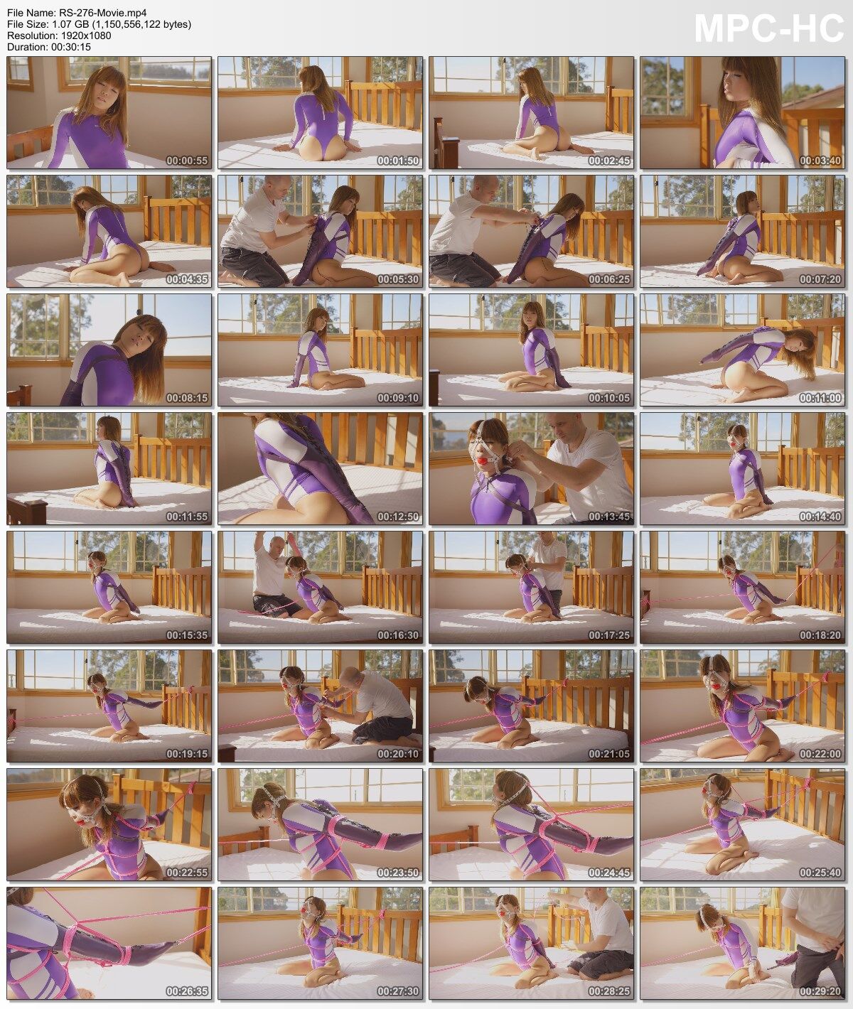 [1.07 ГБ] [restrictedsenses.com / clips4sale.com] MINA - Purple Realize Thong Swimsuit / Purple Realistic Swimsuit [2017, Bondage, 1080p, SiteRip]