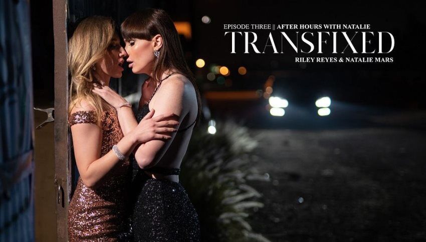 [3.98 ГБ] [transfixed.com / Adulttime.com] Riley Reyes, Natalie Mars - After Hours With Natalie (2019-02-08) [2019, Транссексуалы, Транссексуал на женщине, Брюнетка, Обод, Работа, 69, Татуировки, Киска 