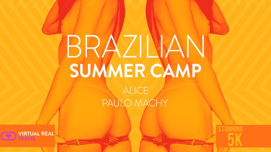 [6.63 GB] [VirtualTrans.com] Alice Marques / Brazilian Summer Camp (08 Nov 2018) [2018, Shemale on Male, Hardcore, Anal, Bareback, POV, Flip-Flop, Piercing, Virtual Reality, VR, 5K, 3D, 2432P, SITERIP]