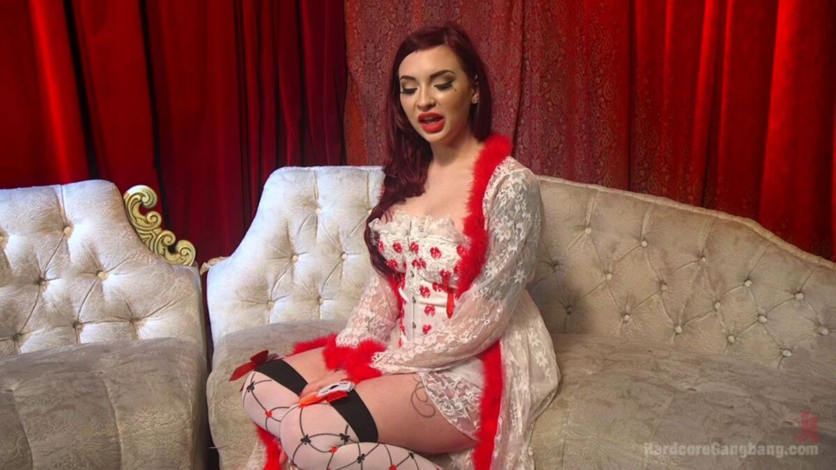 [1,96 GB] [hardcoregangbang.com / kink.com] Amber Ivy (¡Maldito buen pastel! UNA PARODIA DE TWIN PEAKS GANGBANG / 41735 / 03.05.17.) [2017, BDSM, Gangbang, Anal, DP, 720P, HDRip]