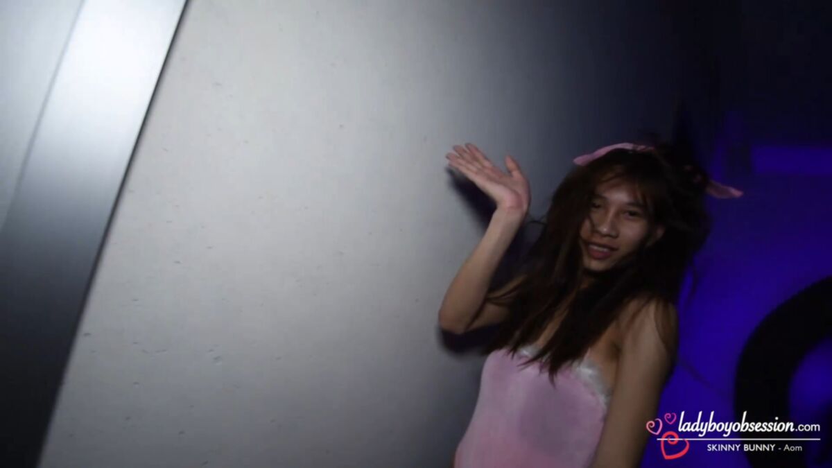 [798 MB] [ladyboygold.com] AOM / AOM - Skinny Bunny Bareback (20 Jan 2018) [2018, Shemale, Hardcore, Anal, Bareback, 1080p, SiteRip]