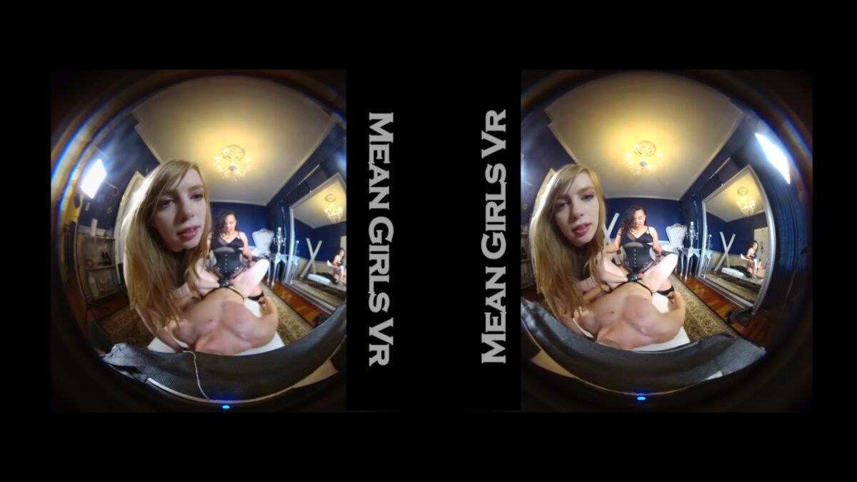 [876 Mo] [MEANGIRLSVR.com] Dolly Leigh, Mistress Valentine (Get Fucked) [2017, Femdom, Strapon, Pegging, 180, Vive / Oculus, 1080p, 3D, VR, 60FPS]