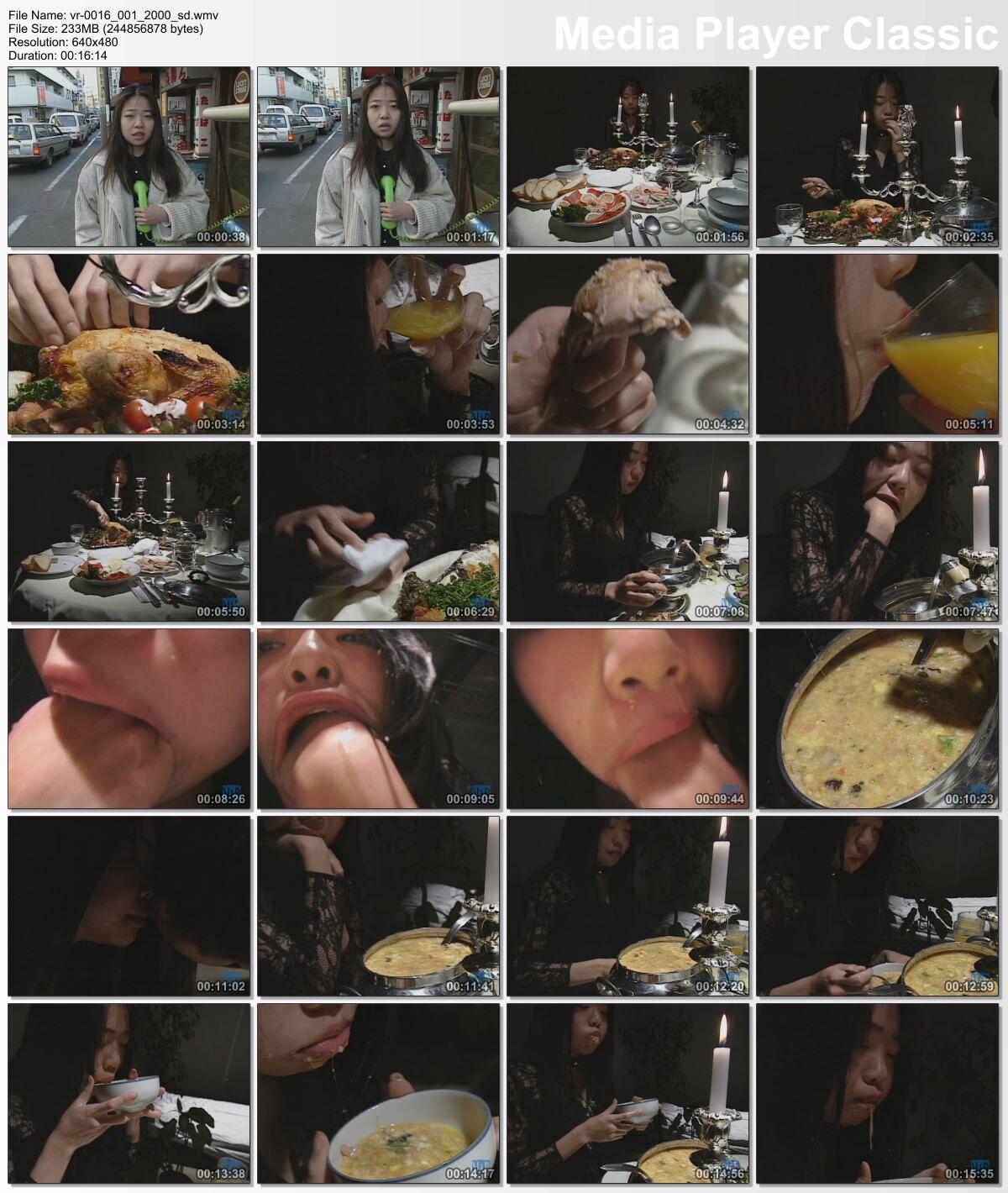 [783 МБ] [SAS-012] Reiko Yatsuki - Terrible Meal / Японские еды, блюз и снова (Каору Адачи / Дуга) [Cen] [1995, Vomit, DVDRip]