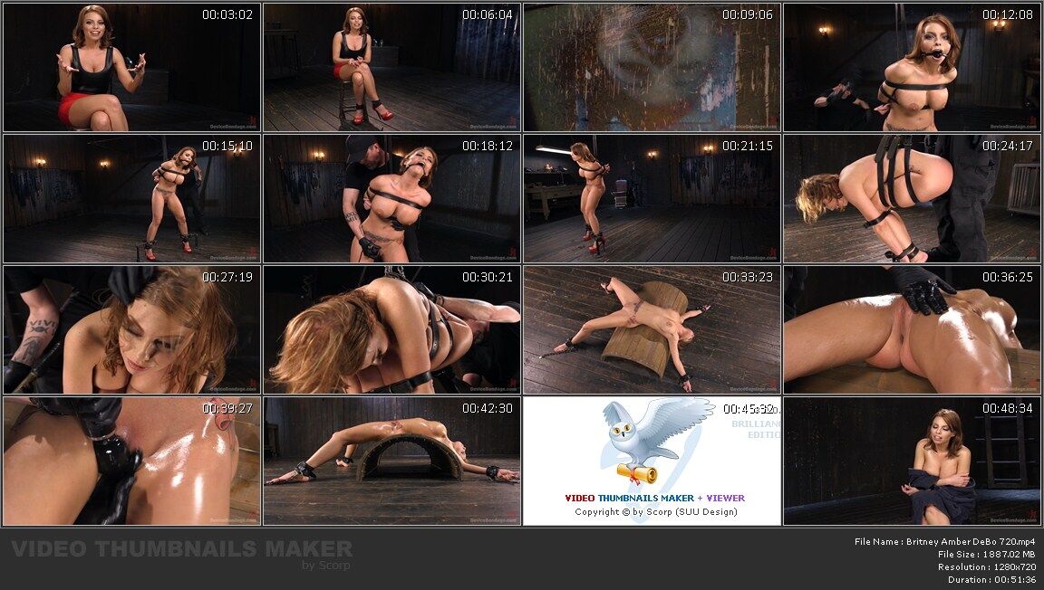 [1.84 GB] [DeviceBondage.com / kink.com] Britney Amber (Bit Tits In Big Trouble / 29-01-2016) [2016, BDSM, Bondage, Big Tits, Hardcore, Domination, Humilation, Torture, Toys, HDRip, 720p]