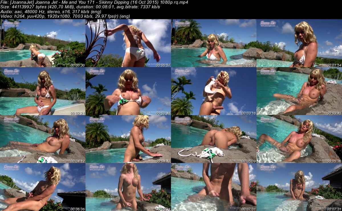 [421 MB] [joannajet.com] Joanna Jet - Me and You 171 - Skinny Dipping (30 de outubro de 2015) [Sheamle Solo, 1080p]