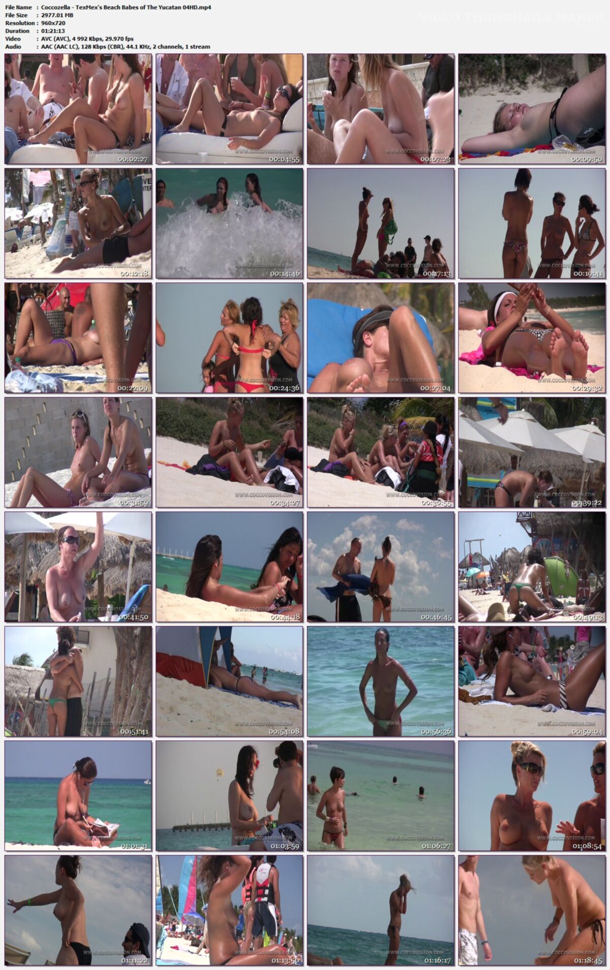 [2.91 GB] [Coccovision.com] Las chicas de la playa de Yucatán de Texmex 04 HD [2013, Voyeur, Nudismo, Topless, SiteRip]