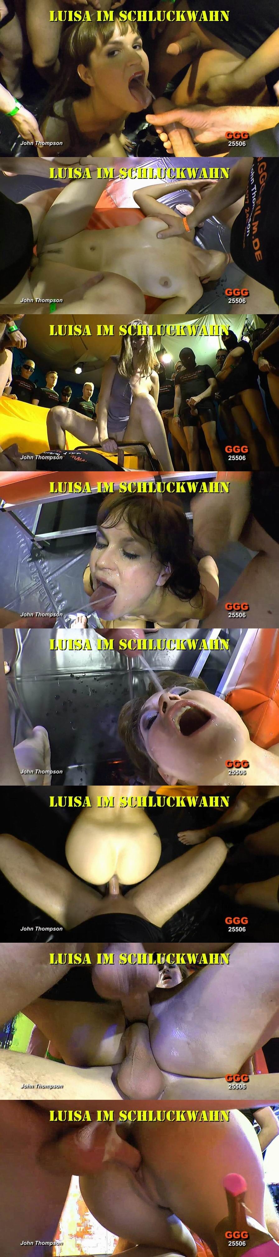 [1,34 GB] GGG - Luisa Im Schluckwahn / Louise - Crazy Glotalka (John Thompson, GGG) [2014, Bukkake, Facial, Cum Shots, Gang Bang, Group, Big Dick, Double Vaginal, 720p, HDRip]