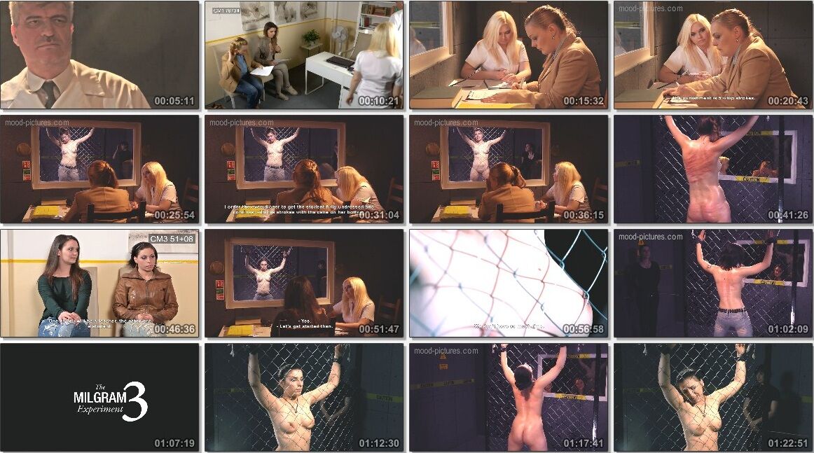 [2,6 GB] El experimento Milgram 3 / EXPERIMENTO MILGREMA 3 (M. LOMP, MOOD-PICTURES) [2015, BDSM, Tortura, Azotes, Sexo duro, HDRip, 720p]