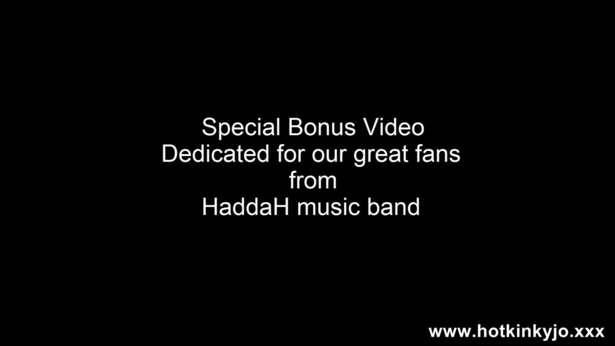 [479 MB] [hotkinkyjo.xxx] Special Bonus Video Dedicated for Our Great Fans from Haddah Music Band / 01.11.2012 [2012, Anal Fisting, Huge Dildo, Vibrator, ProLapse (Rosebutt)] [1080p]