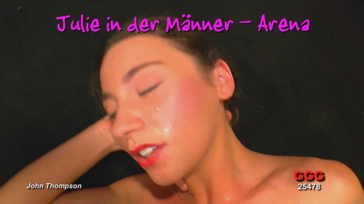 [2.36 ГБ] [JTPRON] GGG - Julie In Der Männer-Arena / Julie In The Men Arena / Джули в кругу мужчин (Джон Томпсон, GGG) [2013, Bukkake, Gang Bang, Double Penetration, Facial, Anal, Cumshot 