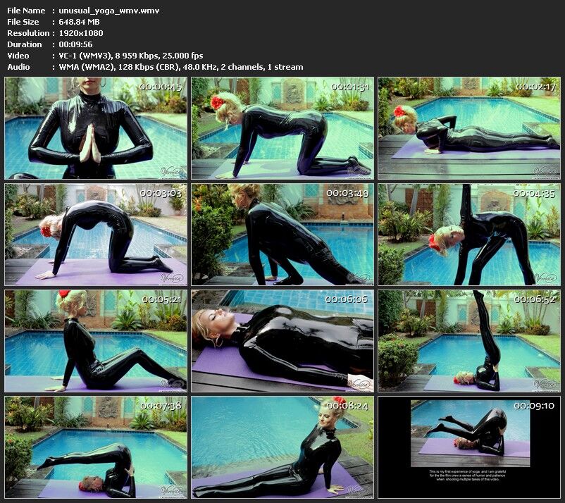 [649 MB] [LatexVeronica.com] Ungewöhnliches Yoga [2013, Erotik Latex, 1080p]