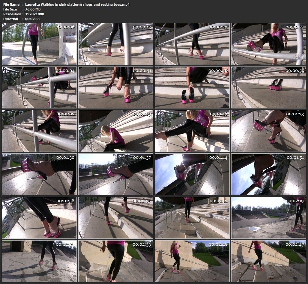 [1,68 GB] [Seemewalking.com] Mira cómo voy (8 rodillos) [2011, Tacones altos, Leggings, Piernas, Ceñido, Látex, Fetiche, HDRip, 1080p]