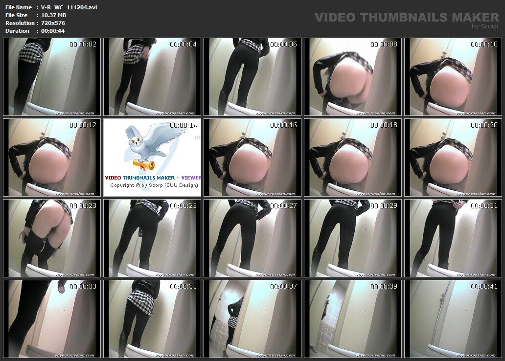 [592 MB] [Voyeur-russian.com] WC (juego de 31 rodillos 1112) Cámara oculta en el baño de mujeres [2011 g., Orinar, SiteRip]