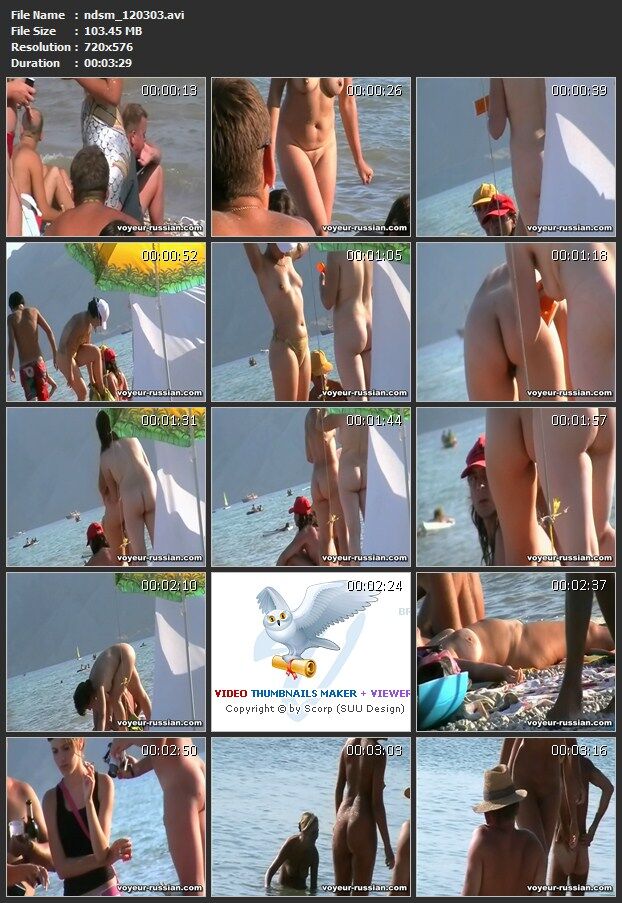 [1,01 GB] [Voyeur-Russian.com] (10 rollos) NUDISMO (ambientada en 1203) / Cámara oculta en la playa nudistas [2011, Voyeur, SiteRip,]