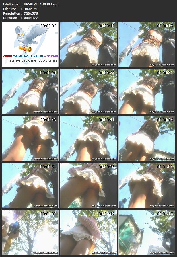 [266 MB] [Voyeur-russian.com] (rolos 10) UPSKIRT (conjunto 1203) / Podglyad sob saias [2012, Voyeur, SiteRip]