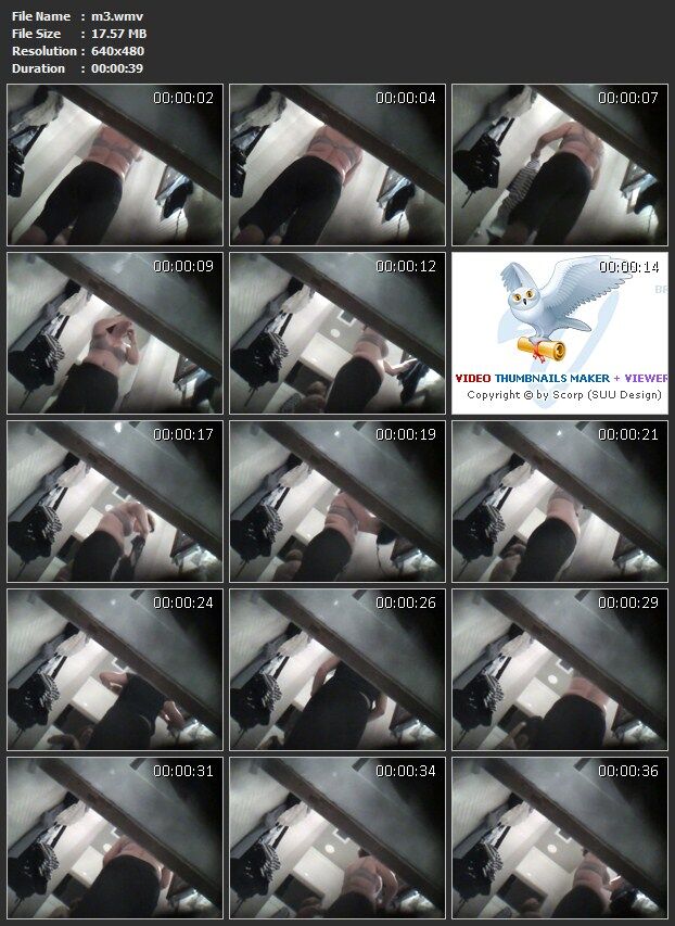 [1,46 GB] [Voyeur, Spycam] (clips 30) ¡¡para hacer palanca cambiando de cabina!! 