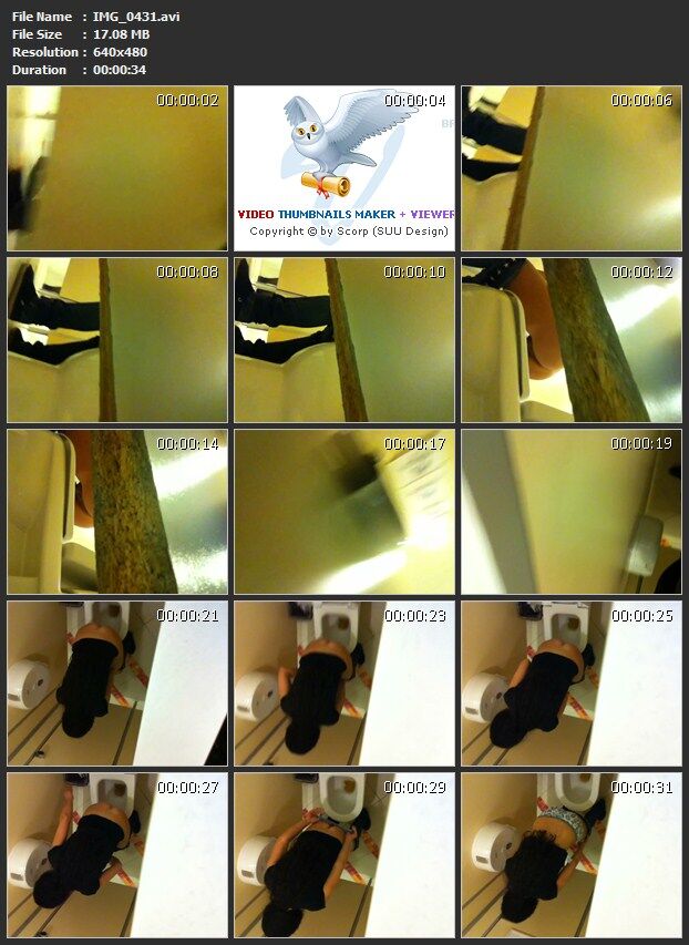 [191 Mo] [Pipi, Spycam] (roller 10) / Caméra cachée dans les toilettes [2012 g., Pipi, CamRip]