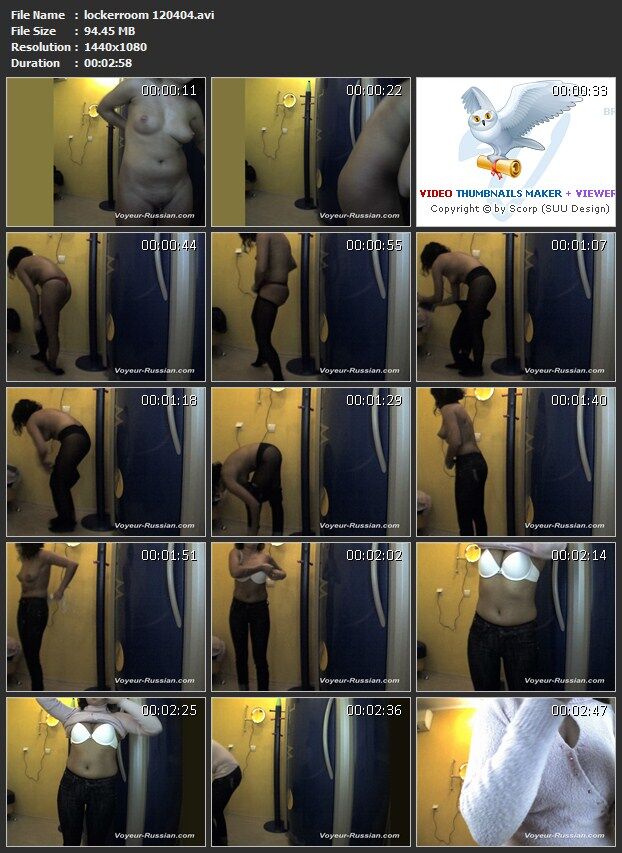 [2,64 GB] [Voyeur-russian.com] (rolos 30) ARMÁRIO (conjunto de abril de 1204) / Solários com câmeras ocultas [2012, Voyeur, SiteRip]