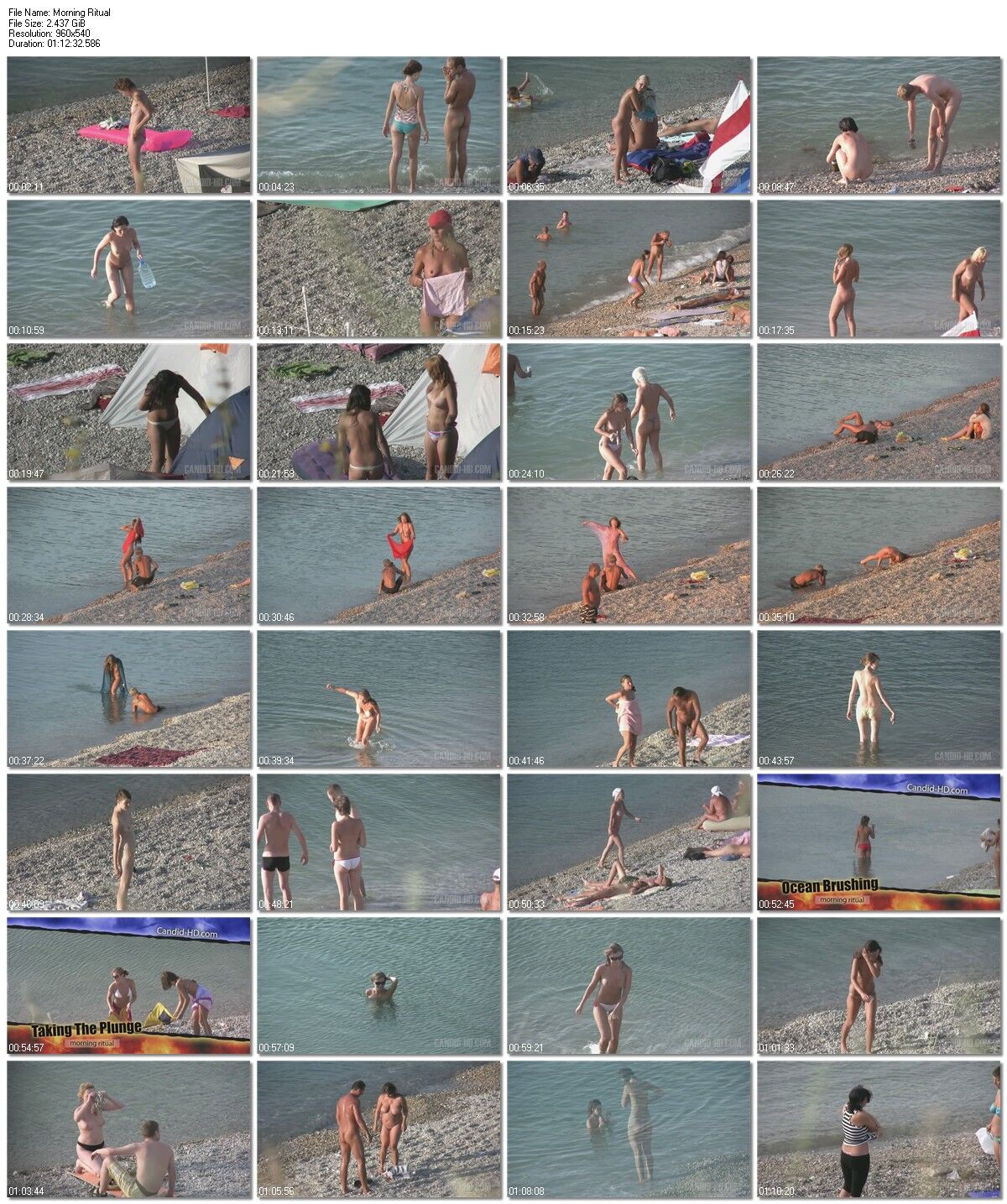 [2,44 GB] [Candid-HD.com] Morgenritual / Morgenritual [Voyeur Beach, HDTVRip]