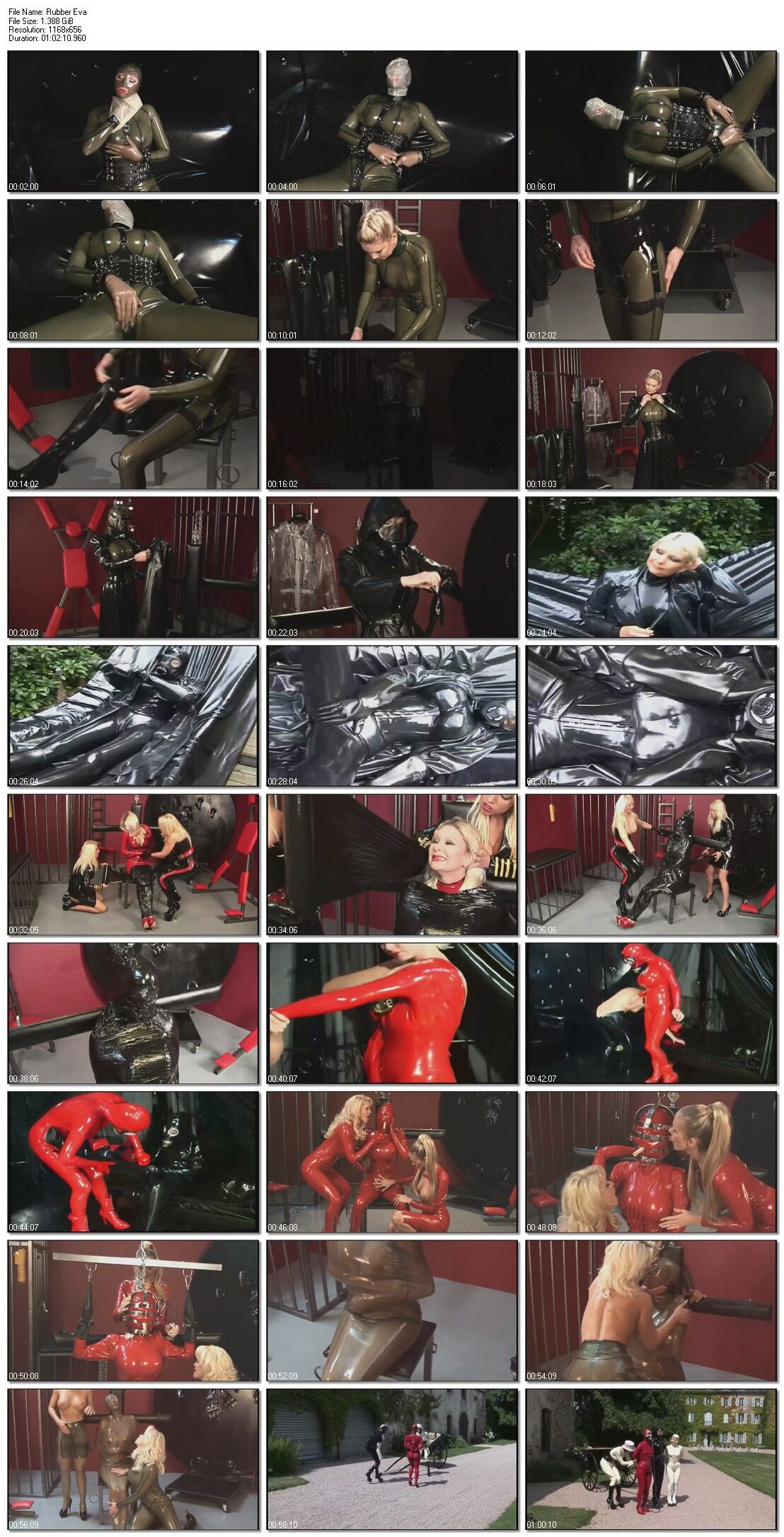 [1,39 GB] [RubberEva.com] Rubber Eva Presents ... / Rubber Eva Presents ... (RubberEva) [2006, Fetisch, Latex, Gummi, Gasmaske, Masturbation, Bondage, Dominanz, BreathPlay, SiteRip]