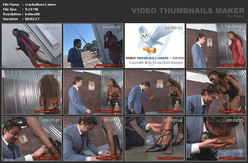 [154 MB] meanamazonbitches.com - Nyomi Banxxx (Crackwhore Slave) / Slave crack (David Christopher também conhecido como Pussyman, MBIT) [2007, femdom, facesitting, assworship, SiteRip]