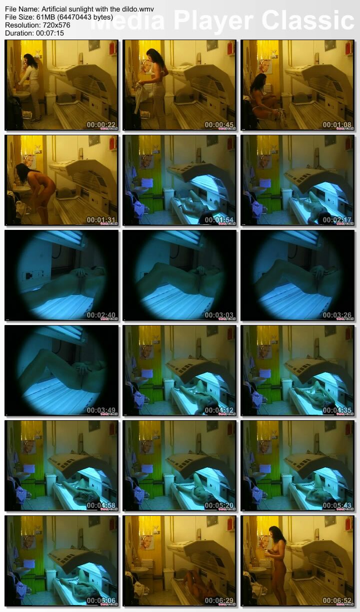 [61 MB] Masturbation mit künstlichem Sonnenlicht / Sanfte Masturbation im Solarium [2007, Masturbation, Voyeur, CamRip]