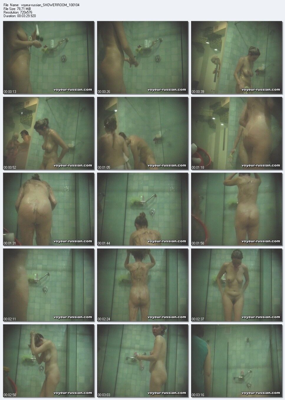 [2,15 Go] SALLE DE DOUCHE / douche (jeu de 31 rouleaux 1001) (voyeur-russian.com) [2010 g., voyeur]