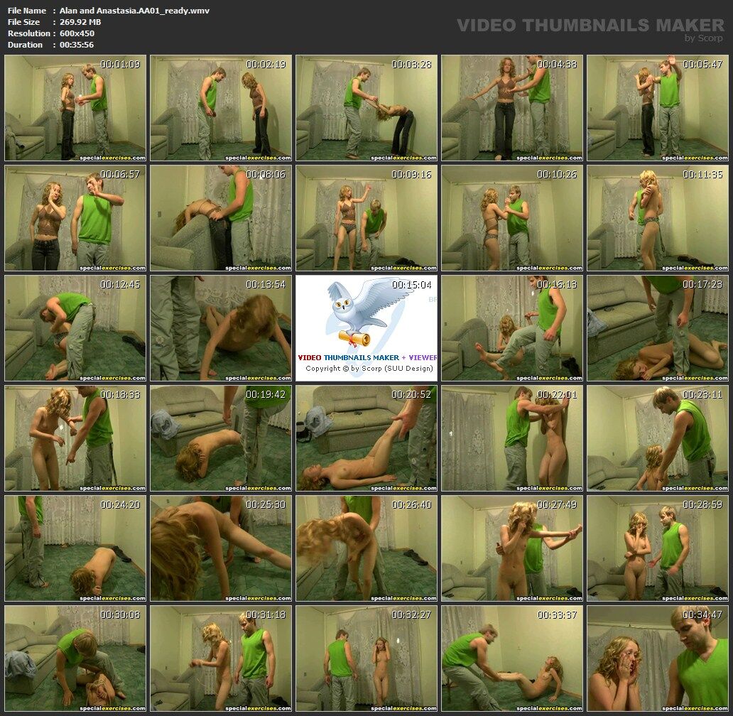 [5,31 Go] [SpecialExercises.com] Sports forcés - 20 clips / [2007, Rape, Forced, SiteRip]