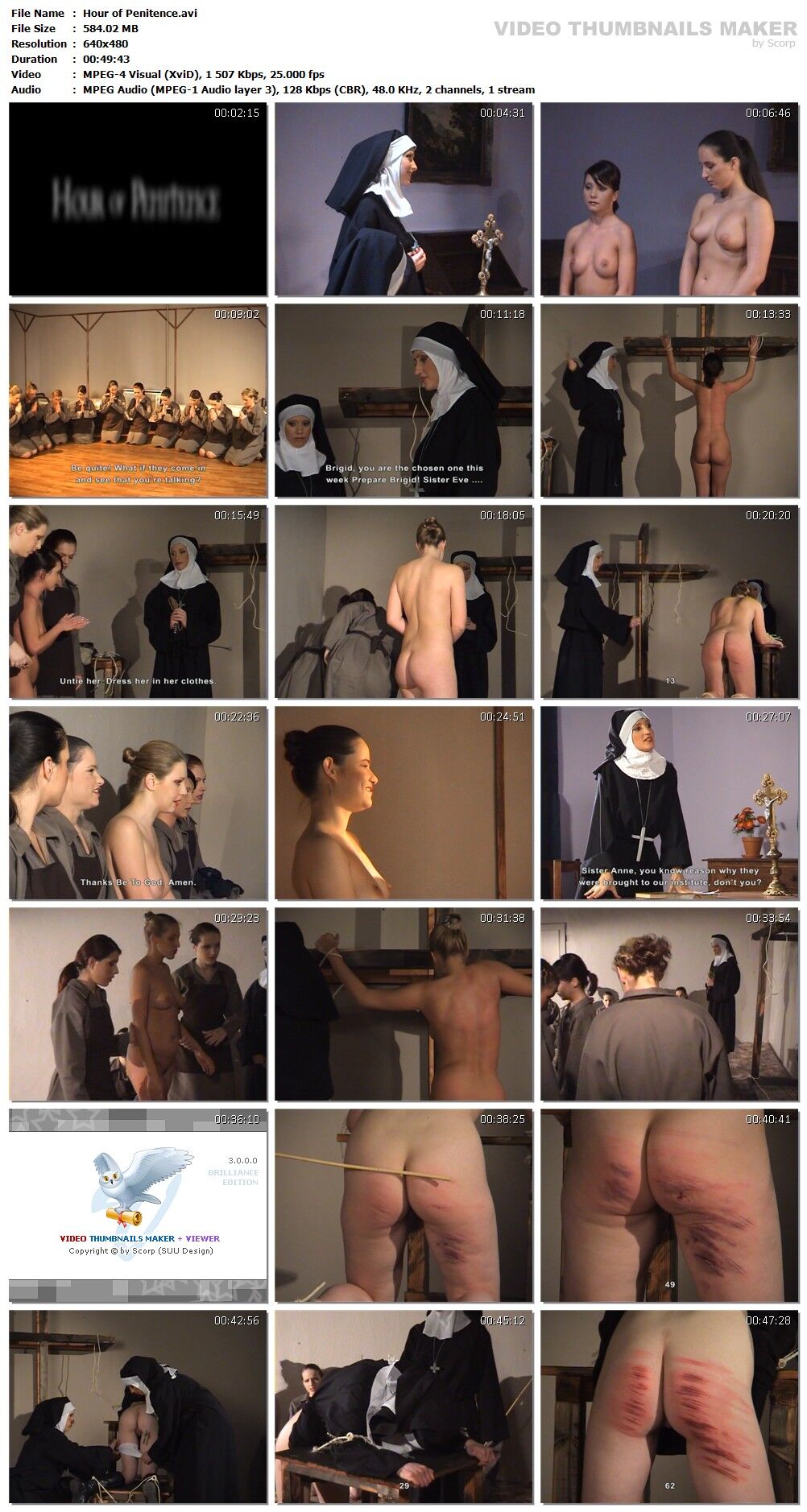 [584 Mo] [BDSM] Chèque de paie / Heure de pénitence (Pedro / Mood Pictures) [Fouettage, mise en conserve, fouettage, DVDRip]