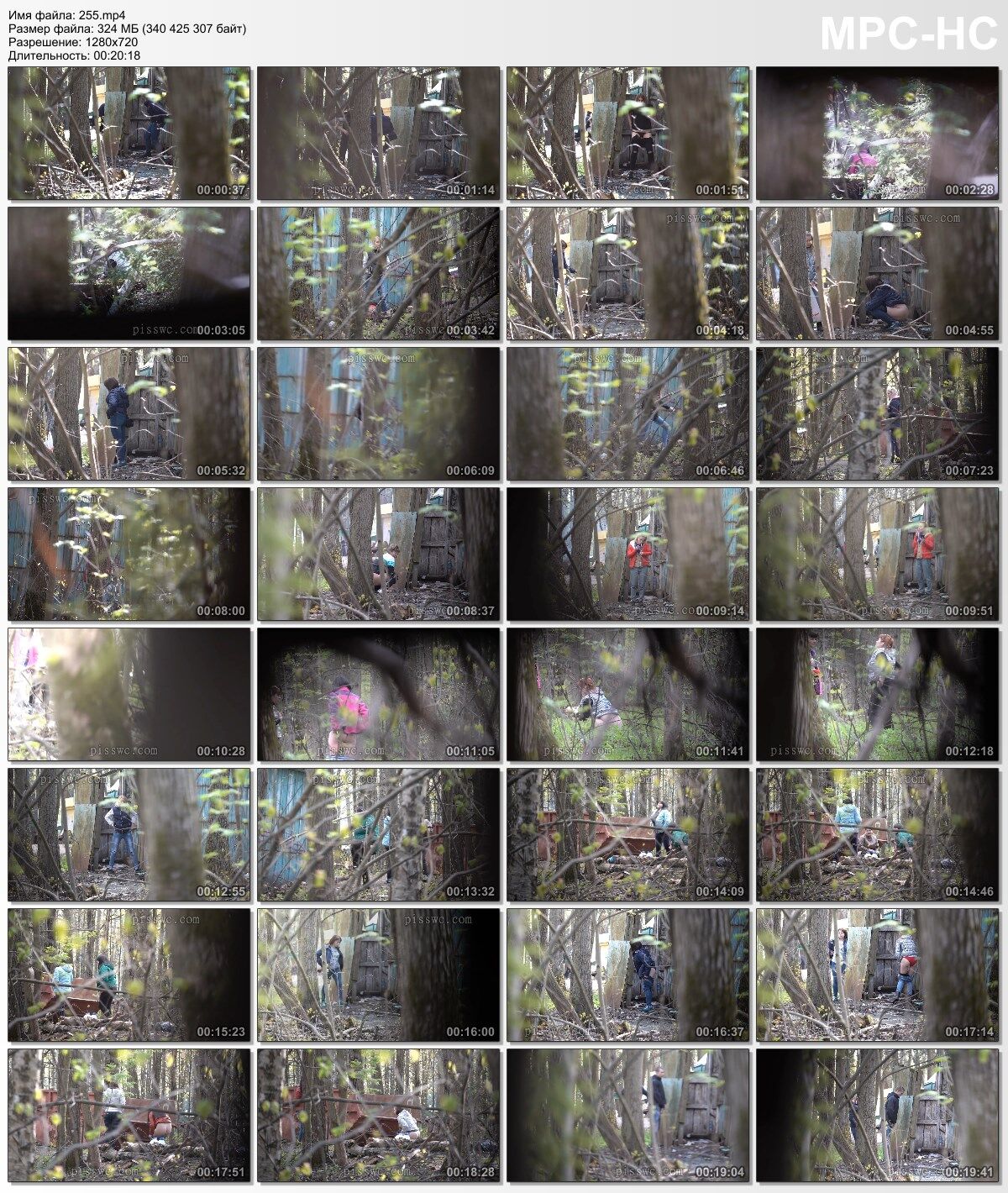 [324.7 MB] [pisswc.com] Peeing Outdoors - 255th Edition [2020, Piss, Voyeur, 720p, HDRip]