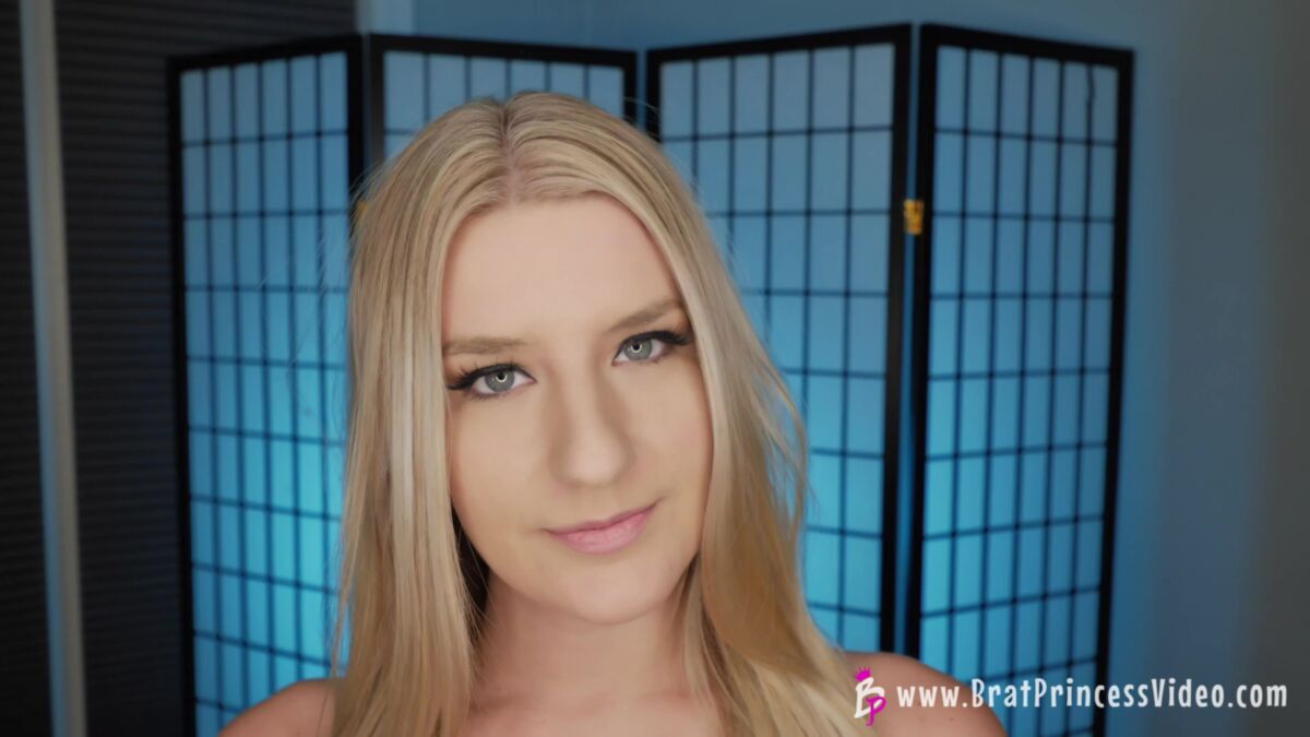 [BratPrincess.us] Chloé - Entraînement Jerk pour manger du sperme (BratPrinsess) [2021, Femdom, Humiliation, Mental Domination, Brat Girl, Blonde, Joi, CEI, 2160P, HDrip]