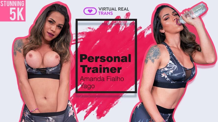 [VirtualRealTrans.com] Amanda Fialho (entraîneur personnel) [2018, transsexuels, transexuelle, homme sur transexuelle, hardcore, anal, VR, 5K, 3D, 180, 2750p]