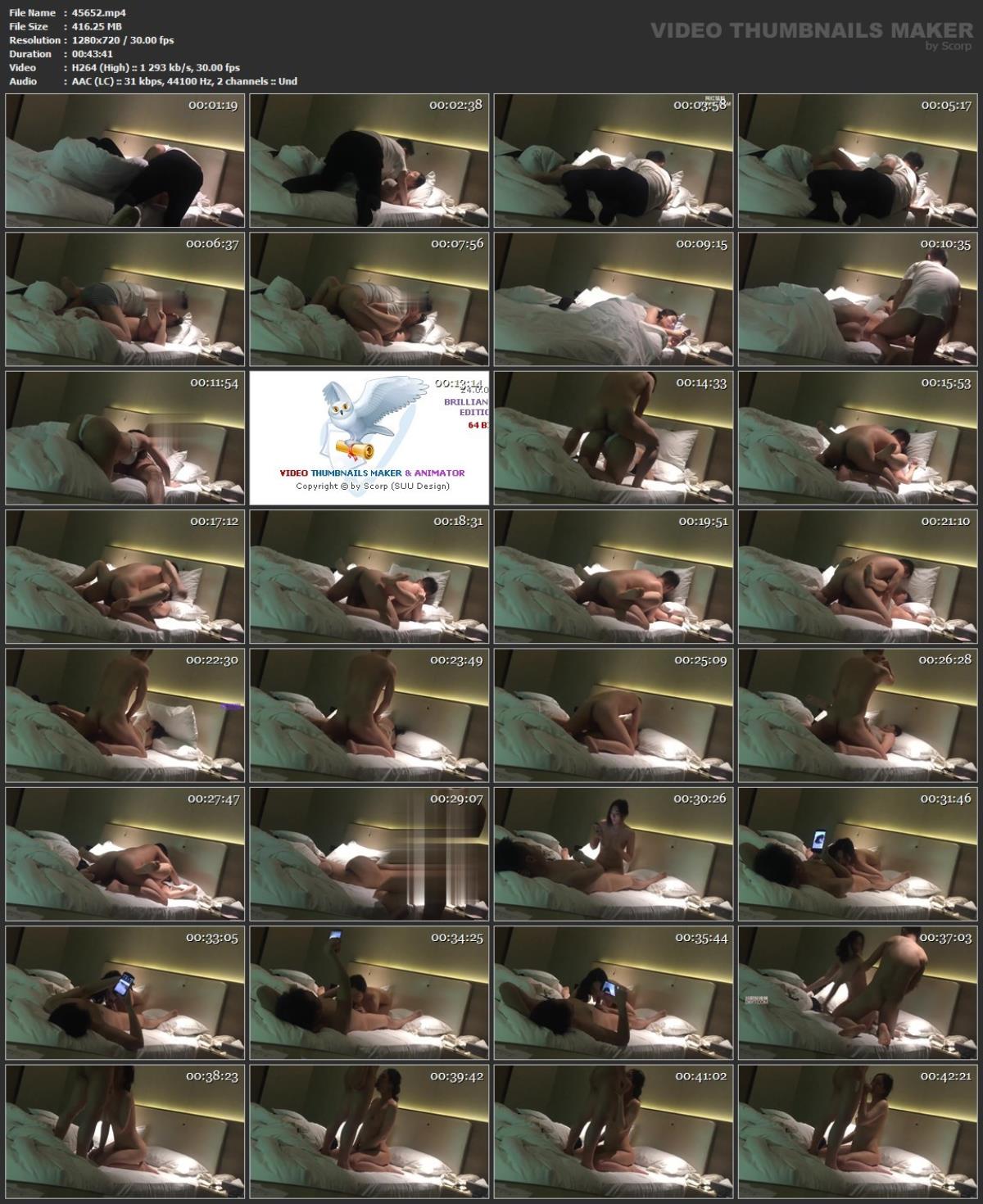 [85.83 GB]Asian Hidden Camera Couples Escorts Pack 298 (150 Clips)