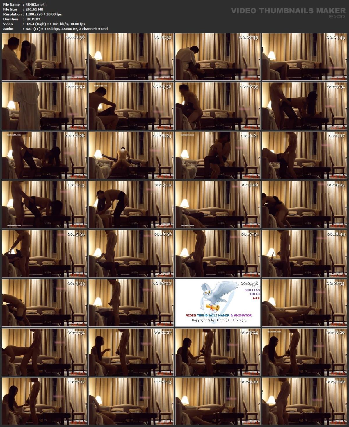 [85,45 GB]Asiatische Escort-Paare mit versteckter Kamera, Paket 361 (150 Clips)