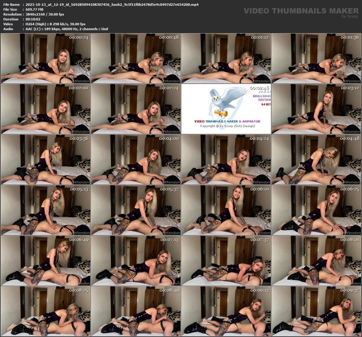 [54.13 GB]Fit Femdom / Fit Femdom's Fansly Video Collection (164 videos)