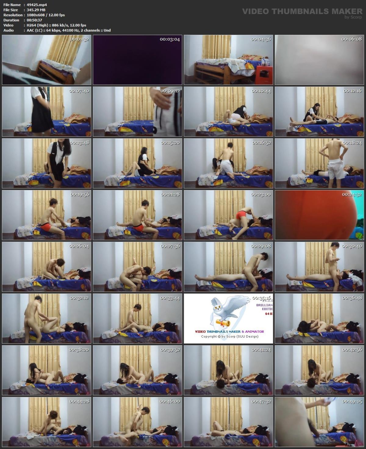 [84,67 Go]Pack d'escortes de couples avec caméra cachée asiatique 314 (150 clips)