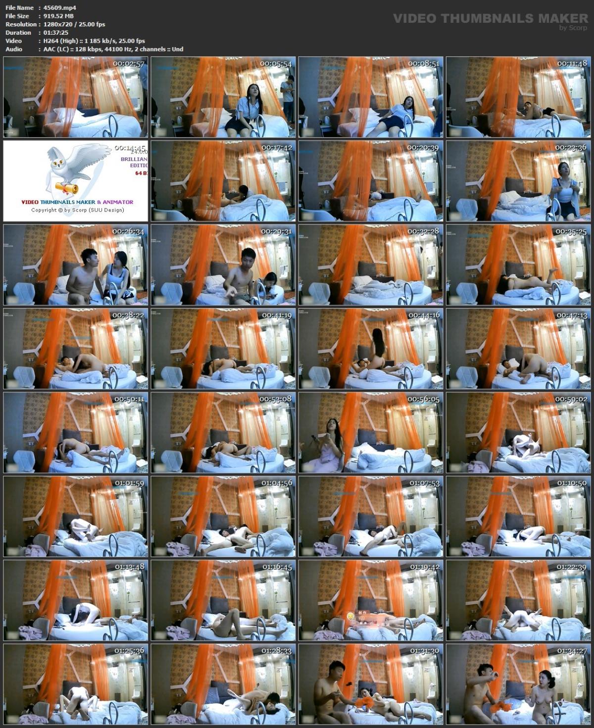 [85,83 GB]Asiatische Escort-Paare mit versteckter Kamera, Paket 298 (150 Clips)