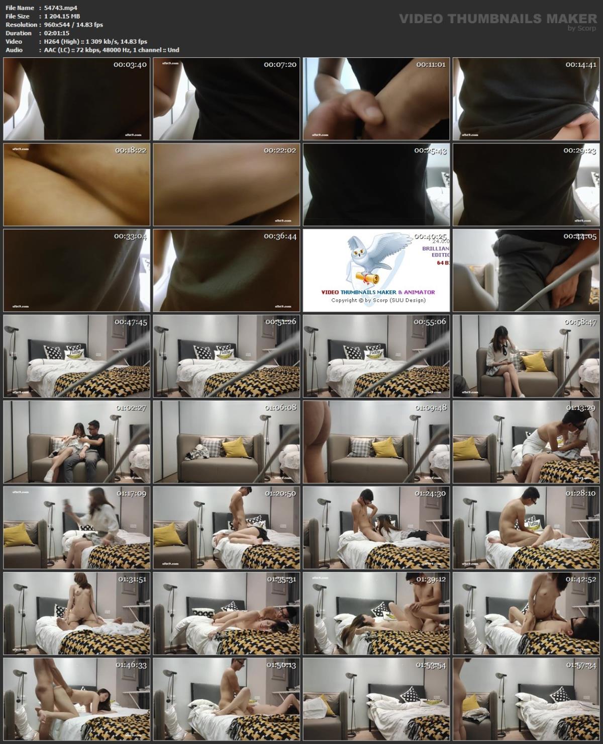 [85,32 GB]Asiatische Escort-Paare mit versteckter Kamera, Paket 339 (150 Clips)