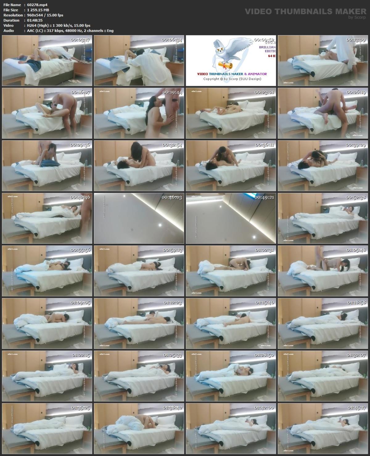 [85,53 GB] Asiatische Escort-Paare mit versteckter Kamera, Paket 372 (150 Clips)